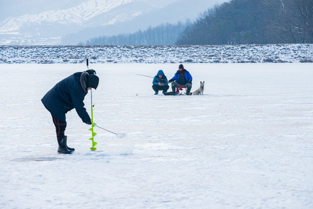 ice fishing, snow, dog-4918465.jpg